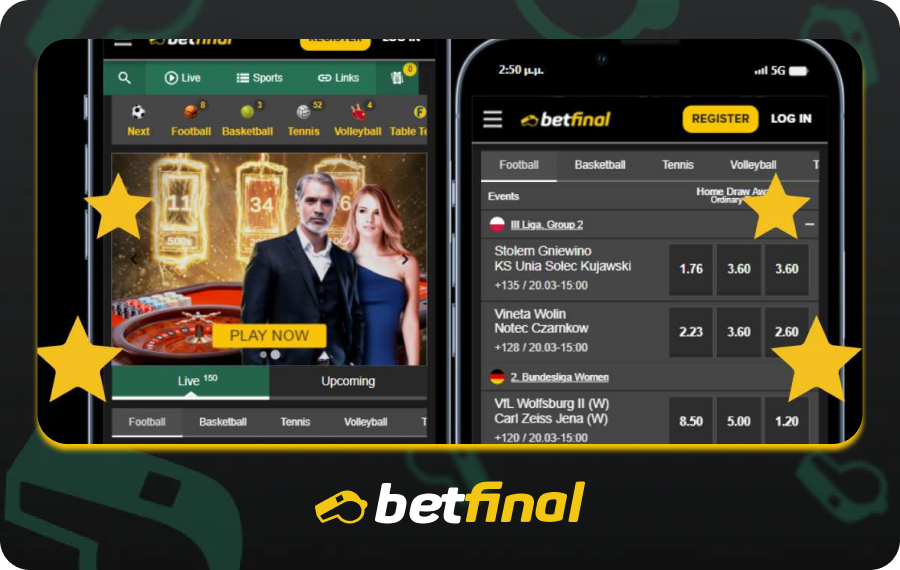 Betfinal Mobile App