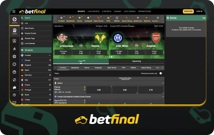 Virtual Sports and eSports Betfinal Virtual Sports and eSports Betfinal